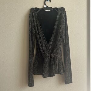 Francesca’s Collection "Bonnie Glitter" Top